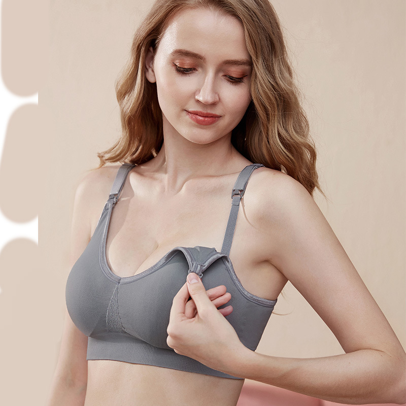 Sleep Bra Bralette - حمالة صدر لاسلكية مريحة للحوامل والمرضعات،