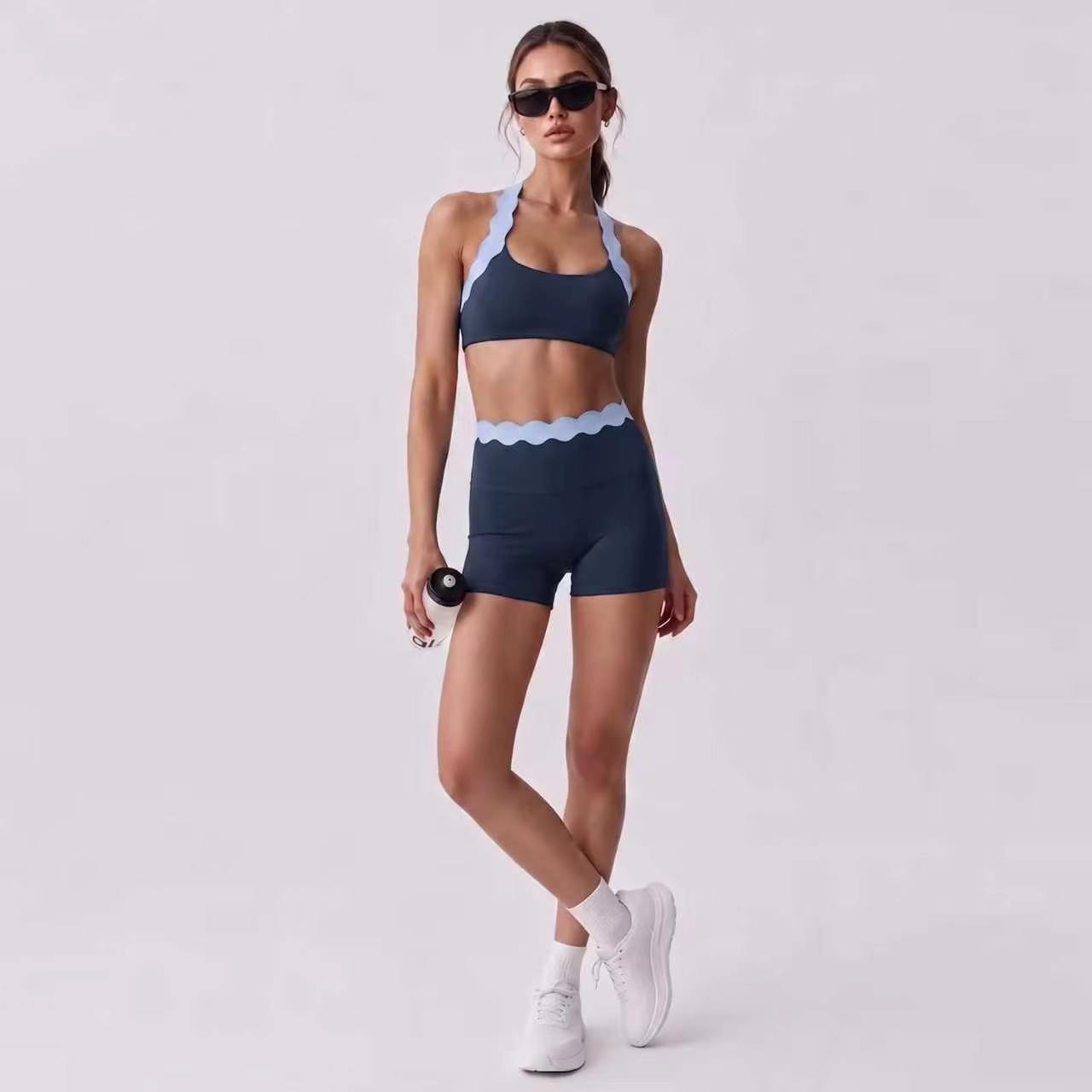 طقم يوغا نسائي من قطعتين: حمال - مراجعة Lace Bralette Set وسعره