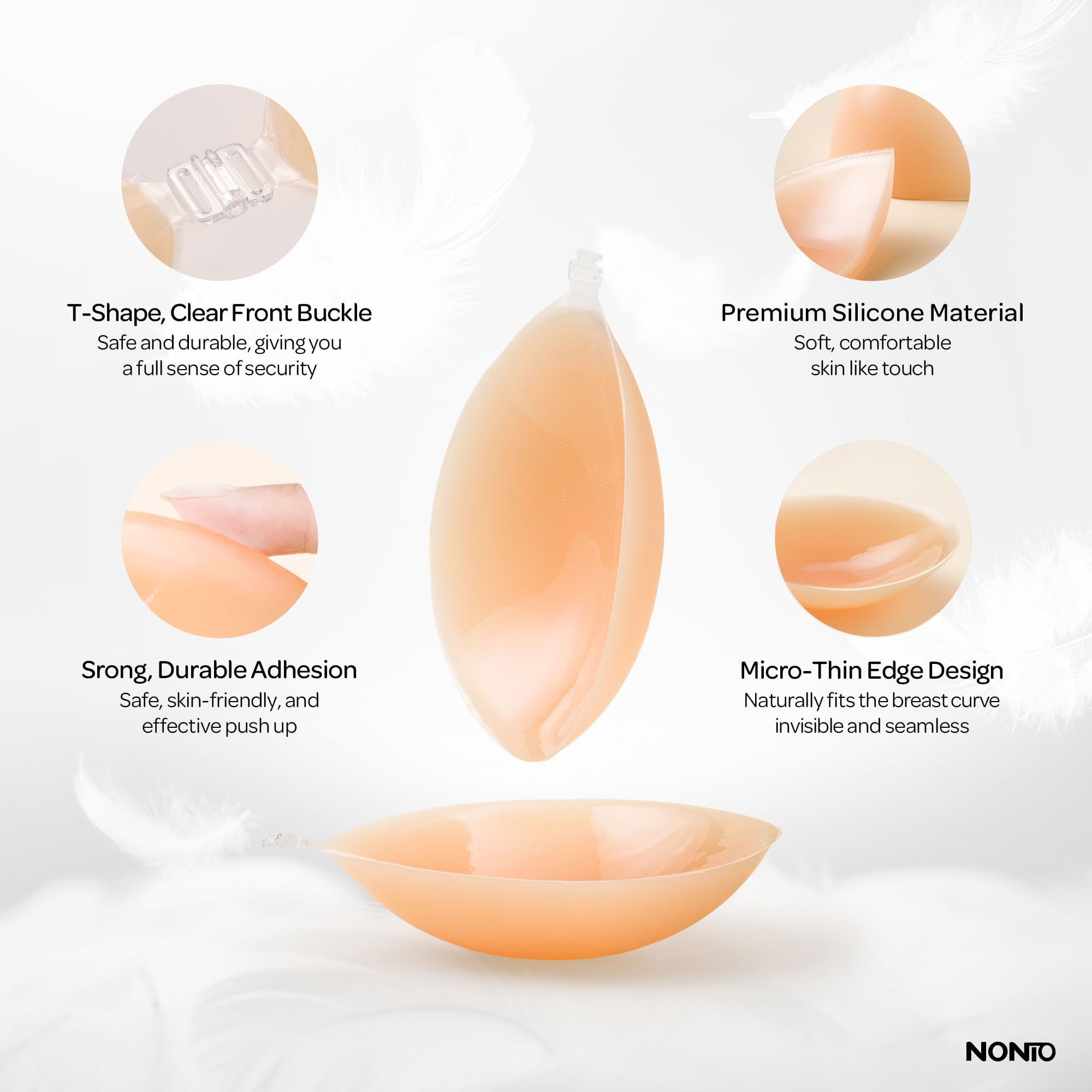 حمالة صدر لاصقة بدون حمالات، غ - مراجعة Strapless Bra Adhesive وسعره